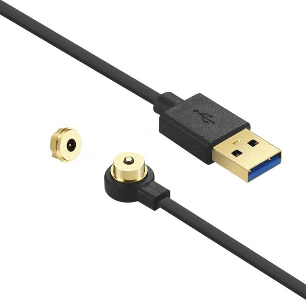 Magnetic 2A Gold-plated Pogo Pin Charging Connector
