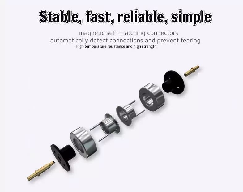 Nasze magnetyczne złącze pinowe Pogo