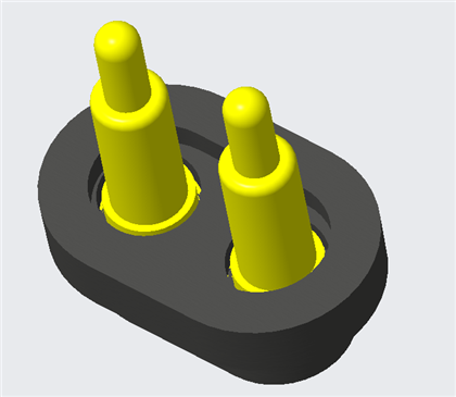 Wodoodporne złącze męskie i żeńskie Pogo Pin