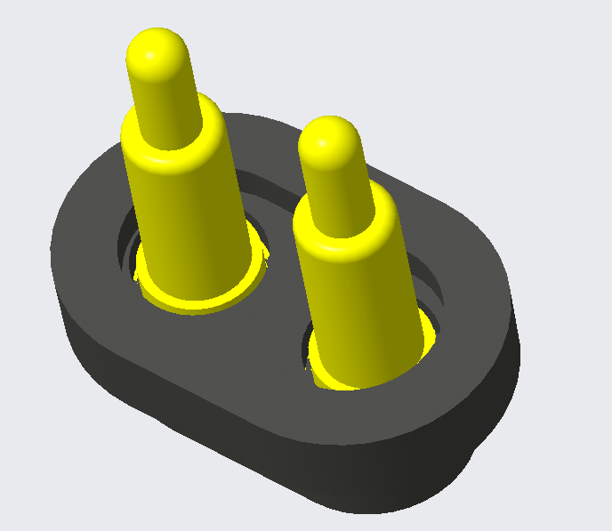 Wodoodporne złącze męskie i żeńskie Pogo Pin